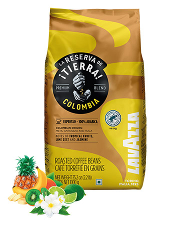 Opakowanie 1 kg. LA RESERVA DE ¡TIERRA! COLOMBIA 100% ARABICA